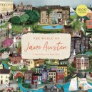 The World of Jane Austen : A Jigsaw Puzzle with 60 Characters and Great Houses to Find