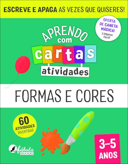 Aprendo com Cartas: Atividades  Formas e Cores 3-5 Anos