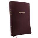 KJV Holy Bible: Super Giant Print with 43,000 Cross References, Burgundy Leather-look, Red Letter, Comfort Print: King James Version