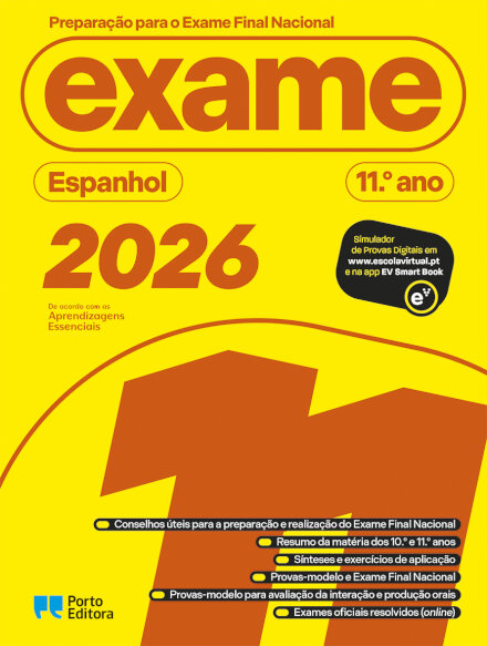 Preparação para o Exame Final Nacional 2026 - Espanhol - Iniciação - 11.º Ano