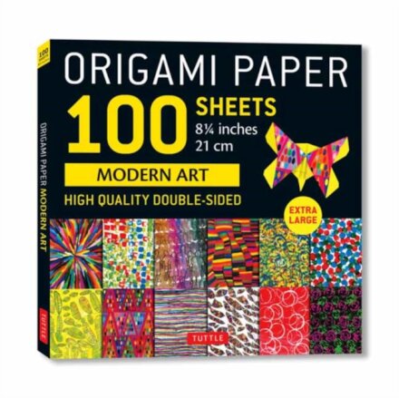 Origami Paper 100 sheets Modern Art 8 1/4"