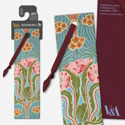 V&A Bookmark - Steiner Poppies