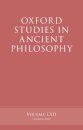 Oxford Studies in Ancient Philosophy, Volume 62