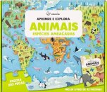 Aprende e Explora - Animais - Espécies Ameaçadas Livro puzzle 205PC