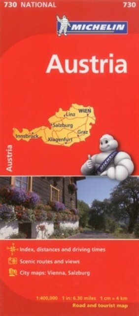 Austria - Michelin National Map 730

