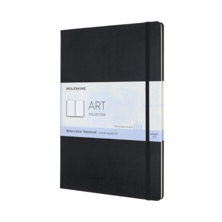Moleskine Art A4 Watercolour Notebook: Black