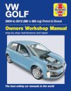 VW Golf Petrol and Diesel (09 - 12) 58 to 62