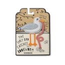 Early Bird Catches the Bookworm Bookmark - Seagull