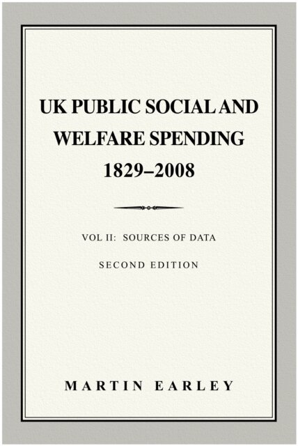 UK Public Social & Welfare Spending 1829-2008