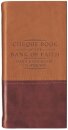 Chequebook of the Bank of Faith - Tan/Burgundy