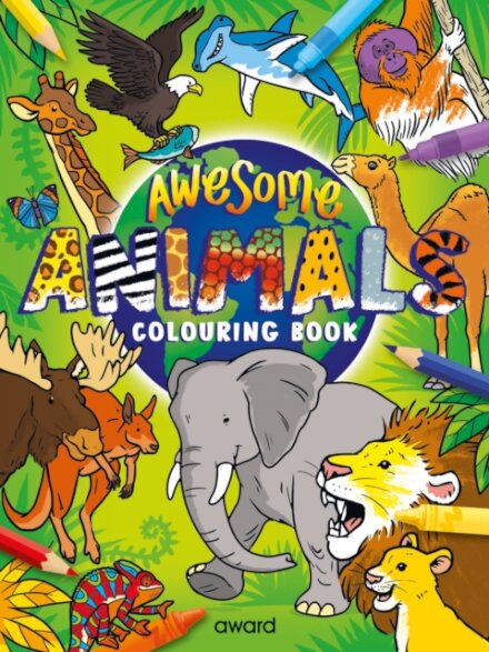 Awesome Animals Colouring Book