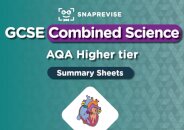 SnapRevise GCSE AQA Combined Science Higher Summary Sheets