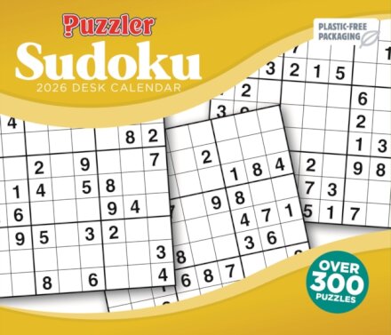 Sudoku Puzzler Box Calendar 2026