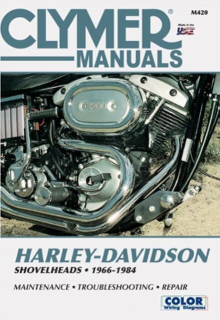 Harley-Davidson Shovelhead Motorcycle (1966-1984) Clymer Repair Manual