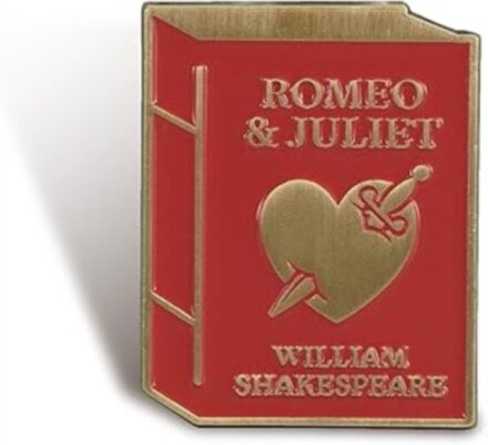 Pin Badge - Shakespeare (Romeo & Juliet)