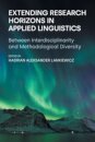 Extending Research Horizons in Applied Linguistics