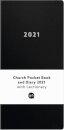 Church Pocket Book and Diary 2021 Black