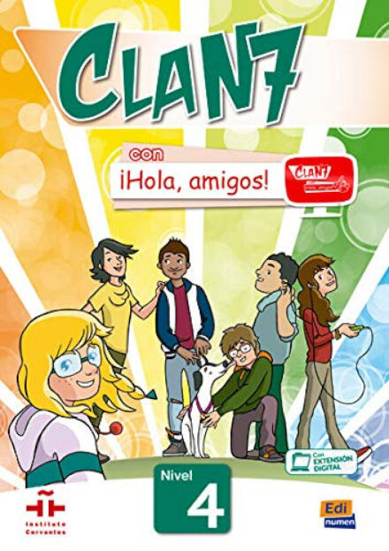 Clan 7 con ¡Hola, amigos! Nivel 4 - Libro del alumno + CD-ROM