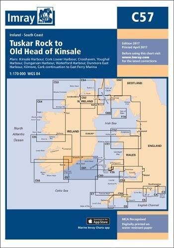 Imray Chart C57 : Tuskar Rock to Old Head of Kinsale : 57