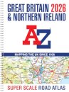 Great Britain A-Z Super Scale Road Atlas 2026 (A3 Spiral)