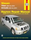 Nissan Titan (2004-2014) & Armada (2005-2014) Haynes Repair Manual (USA)