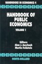 Handbook of Public Economics
